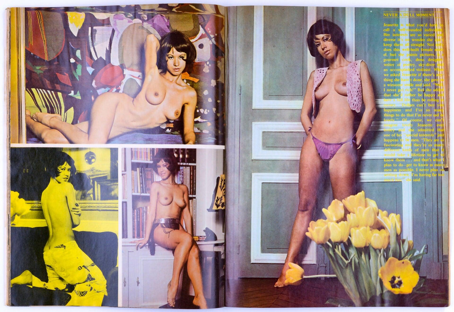 Man's Pleasure August 1972 Vol. 1 No. 9 Vintage Softcore Magazine - XXX Marketplace