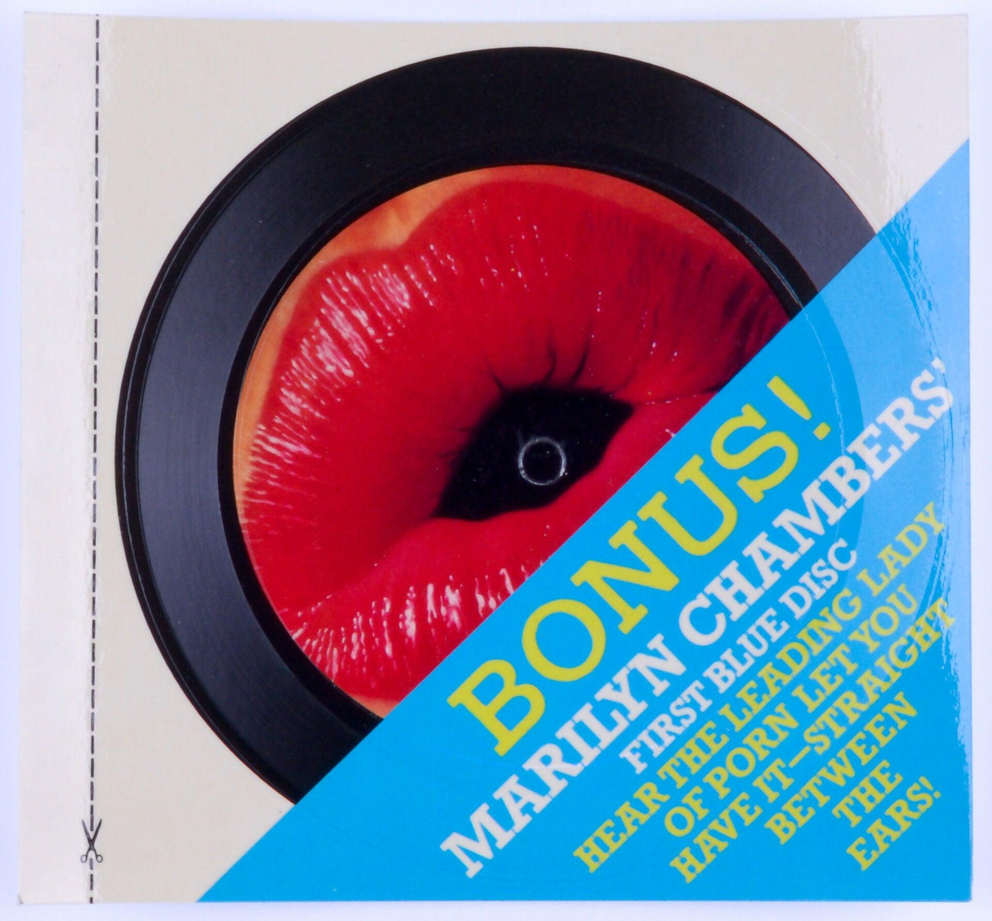 Marilyn Chambers 33 1/3 RPM Vinyl EP Picture Record 6" Paul Raymond Publications 1979 - XXX Marketplace