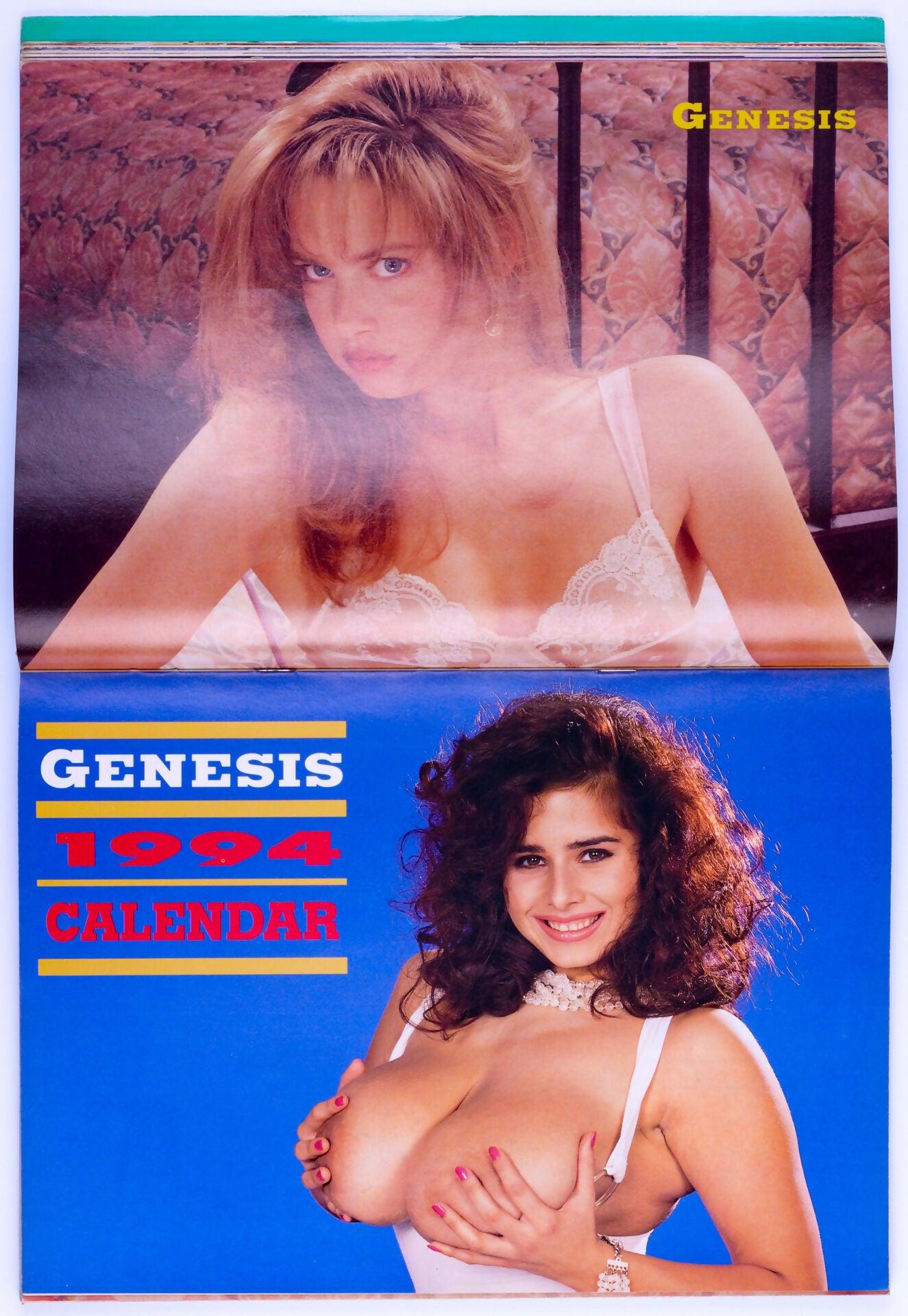 GENESIS Vintage Softcore Adult Magazine Vol. 21 No. 6 Holiday 1993 Includes Calendar - XXX Marketplace
