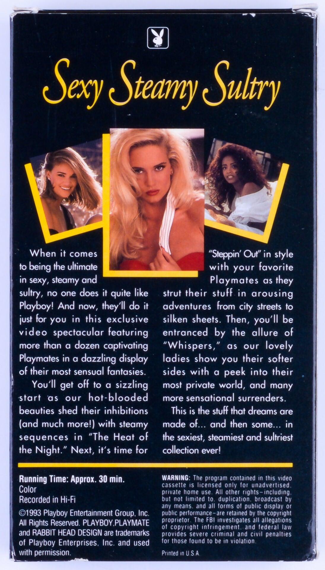 PLAYBOY Sexy Steamy Sultry VHS Tape 1993 - XXX Marketplace
