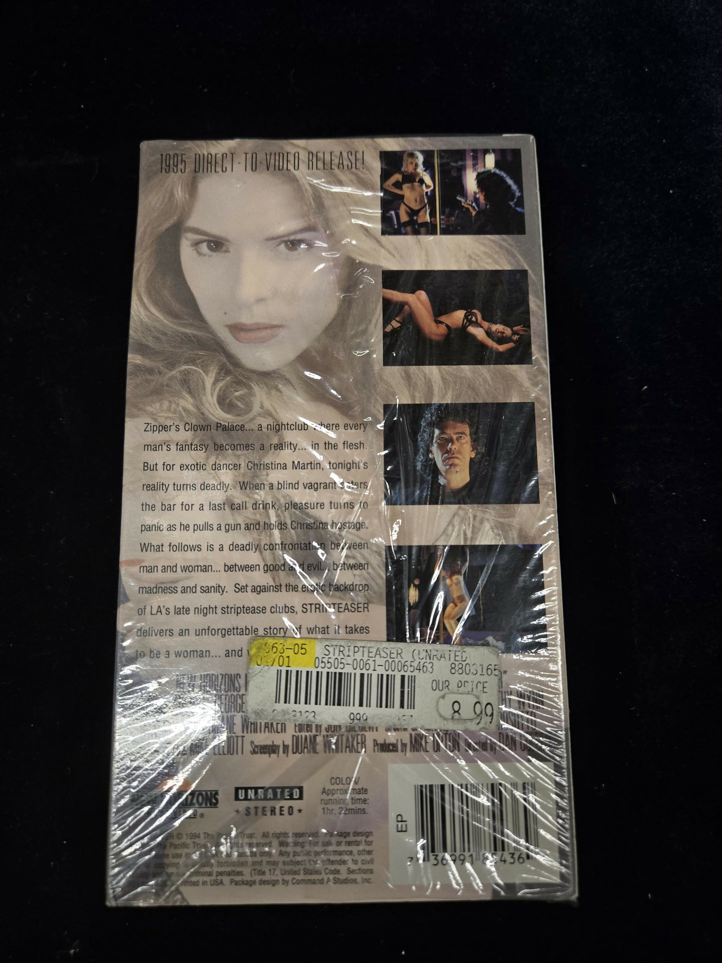 Stripteaser with Maria Ford & Rick Dean VHS