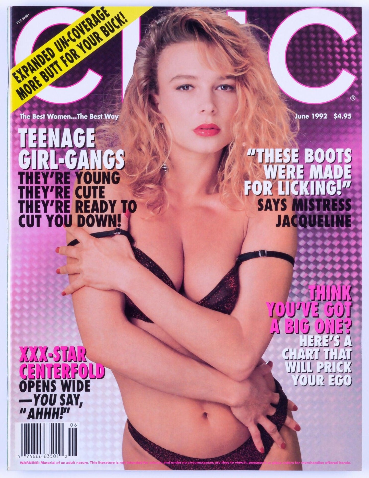 CHIC Softcore Adult Magazine Vol. 16 No. 8 June 1992 - Deidre Holland - XXX Marketplace