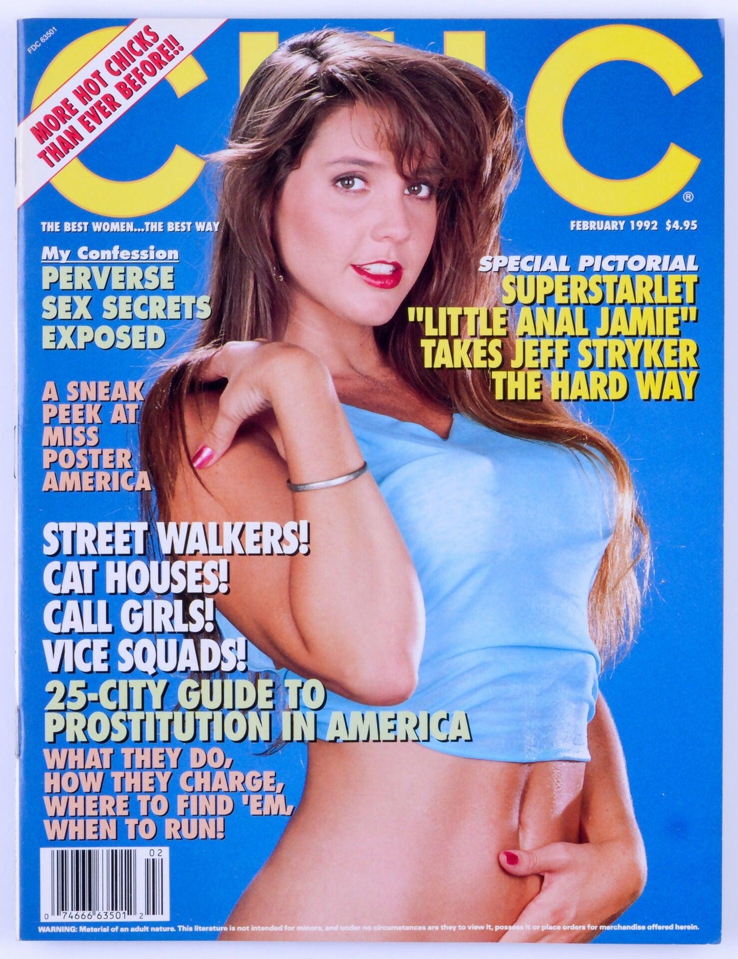 CHIC Softcore Adult Magazine Vol. 16 No. 4 February 1992 - XXX Marketplace