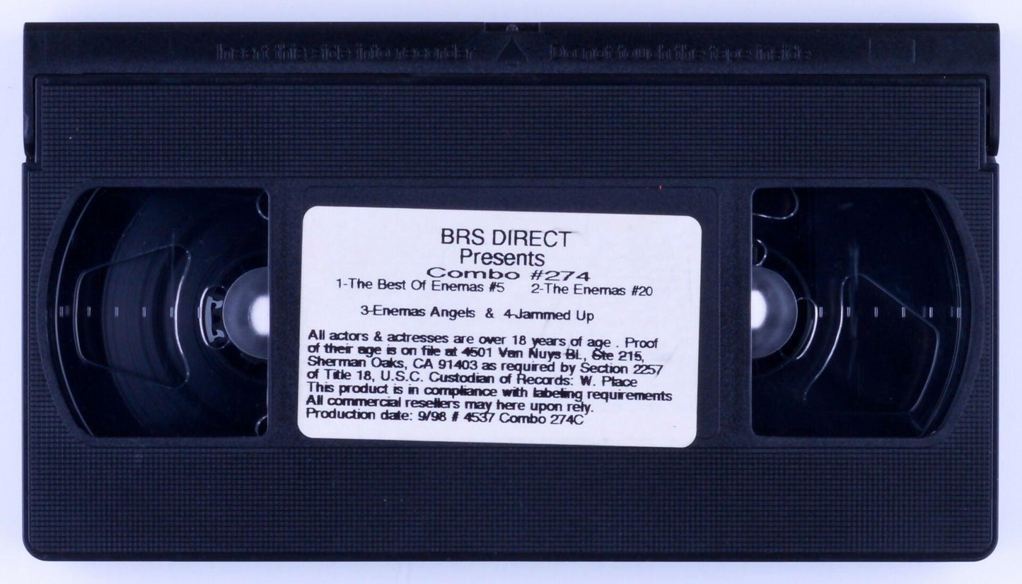 BRS DIRECT Presents Combo #274 Enema VHS Tape 1998 - XXX Marketplace