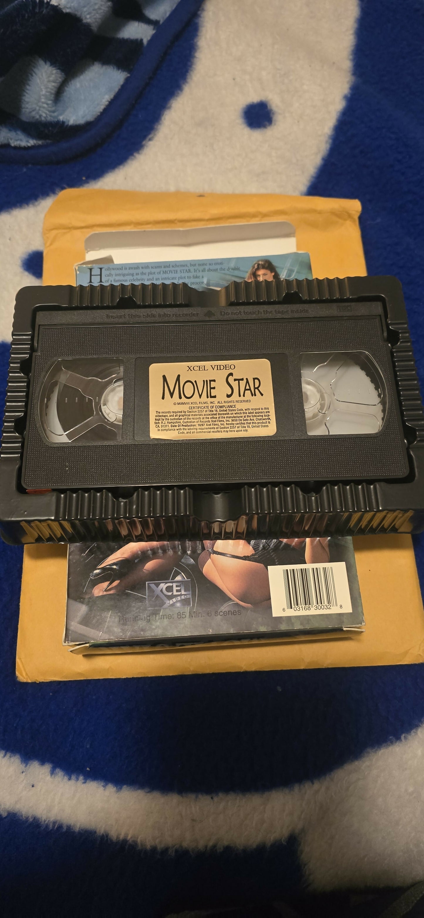 Movie Star VHS - Max Bellocchio Feature - Lea Martini, Judith, Karen Lancôme, Aisha, Rebecca - Vintage 1980s Adult Video
