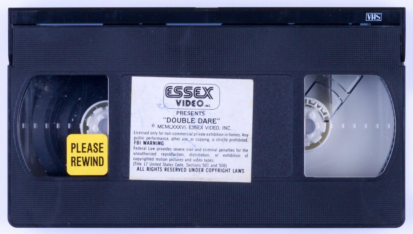 *Rare* DOUBLE DARE Adult VHS Tape ESSEX VIDEO Unknown Production Date - XXX Marketplace