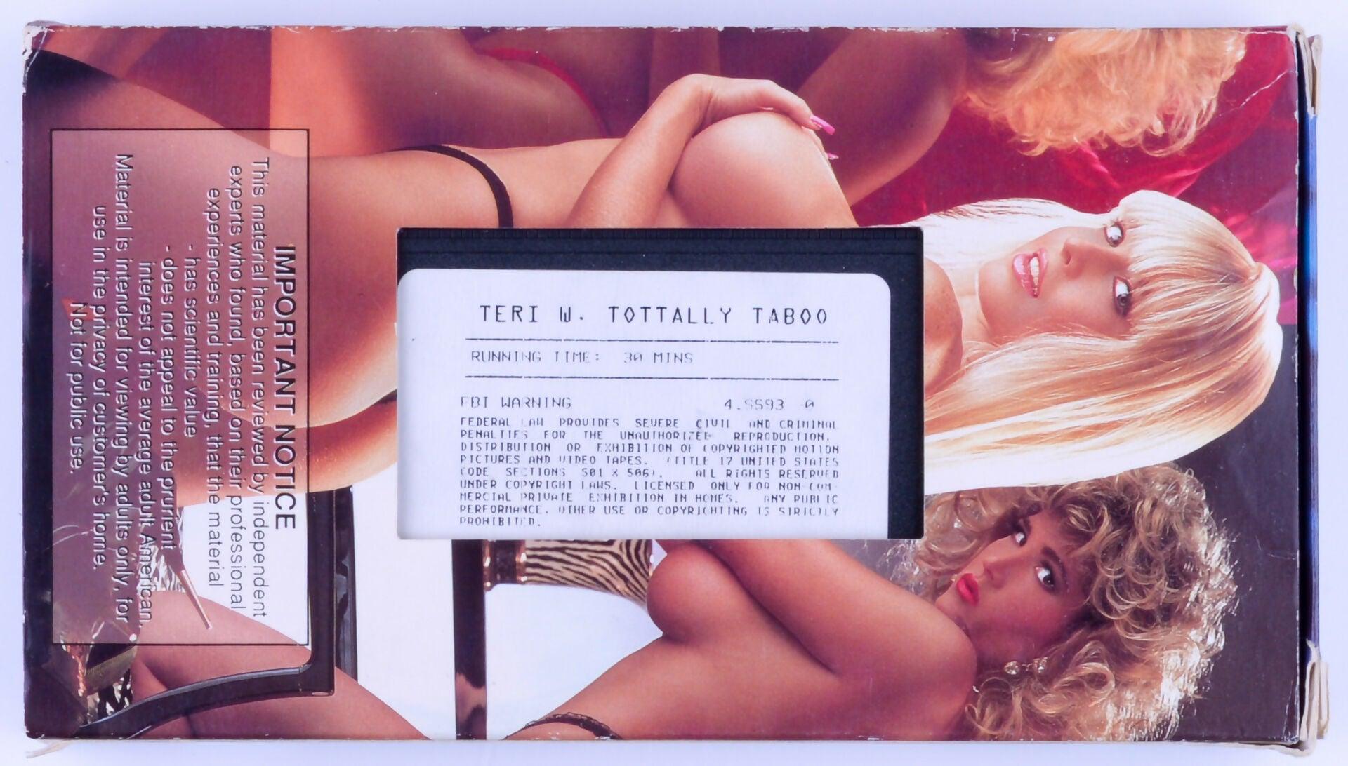 *Rare* TERI W. TOTALLY TABOO VHS Tape Unknown Production Date - XXX Marketplace