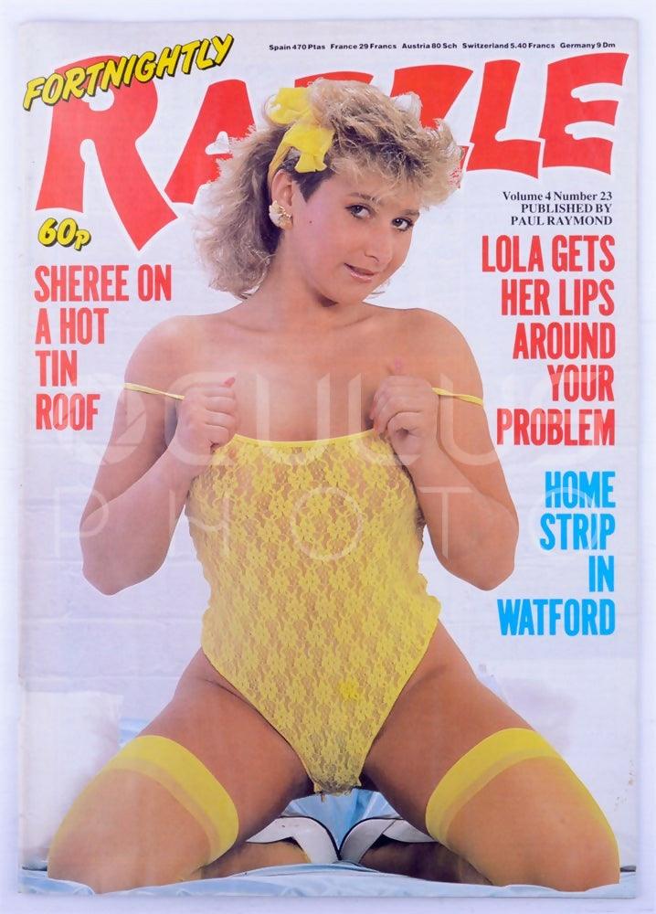Razzle UK Softcore Vintage Adult Erotic Magazine Vol. 4 No. 23 1986 - XXX Marketplace