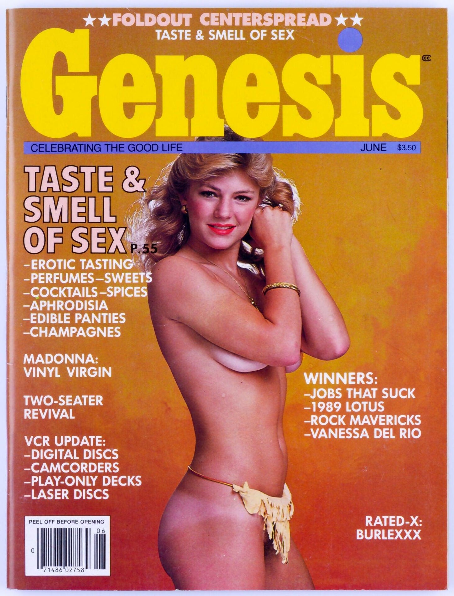 Genesis Vintage Softcore Adult Magazine Vol. 12 No. 11 June 1985 - XXX Marketplace