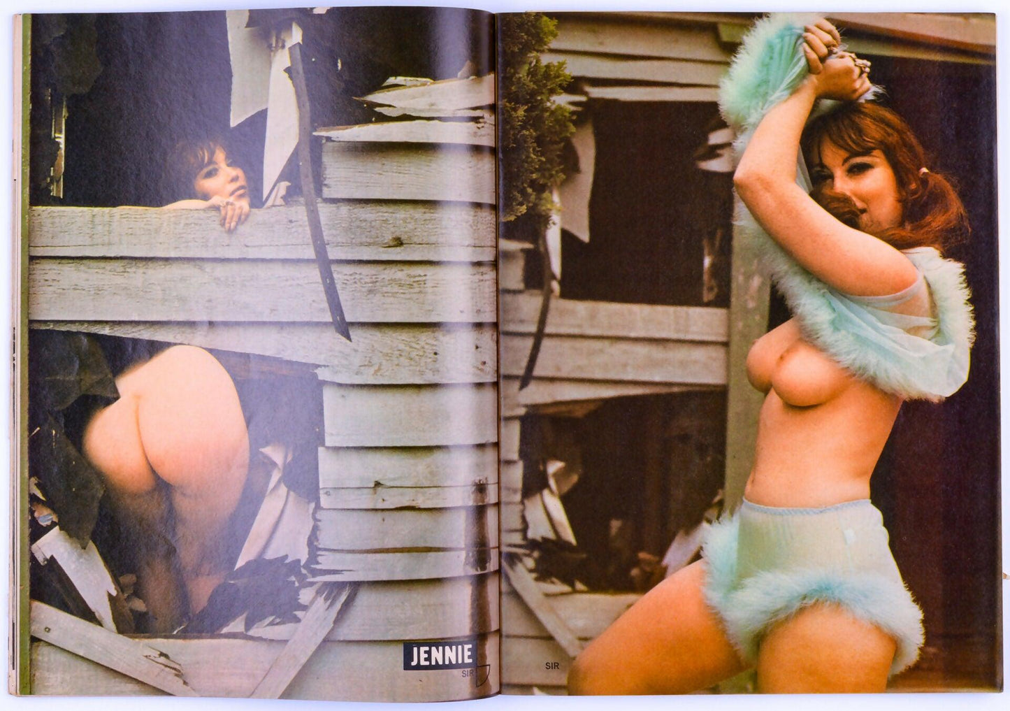 SIR! YEARBOOK Vintage Softcore Adult Magazine Fall 1970 - Joyce Gibson, Toni Kim, Linda Jordan - XXX Marketplace