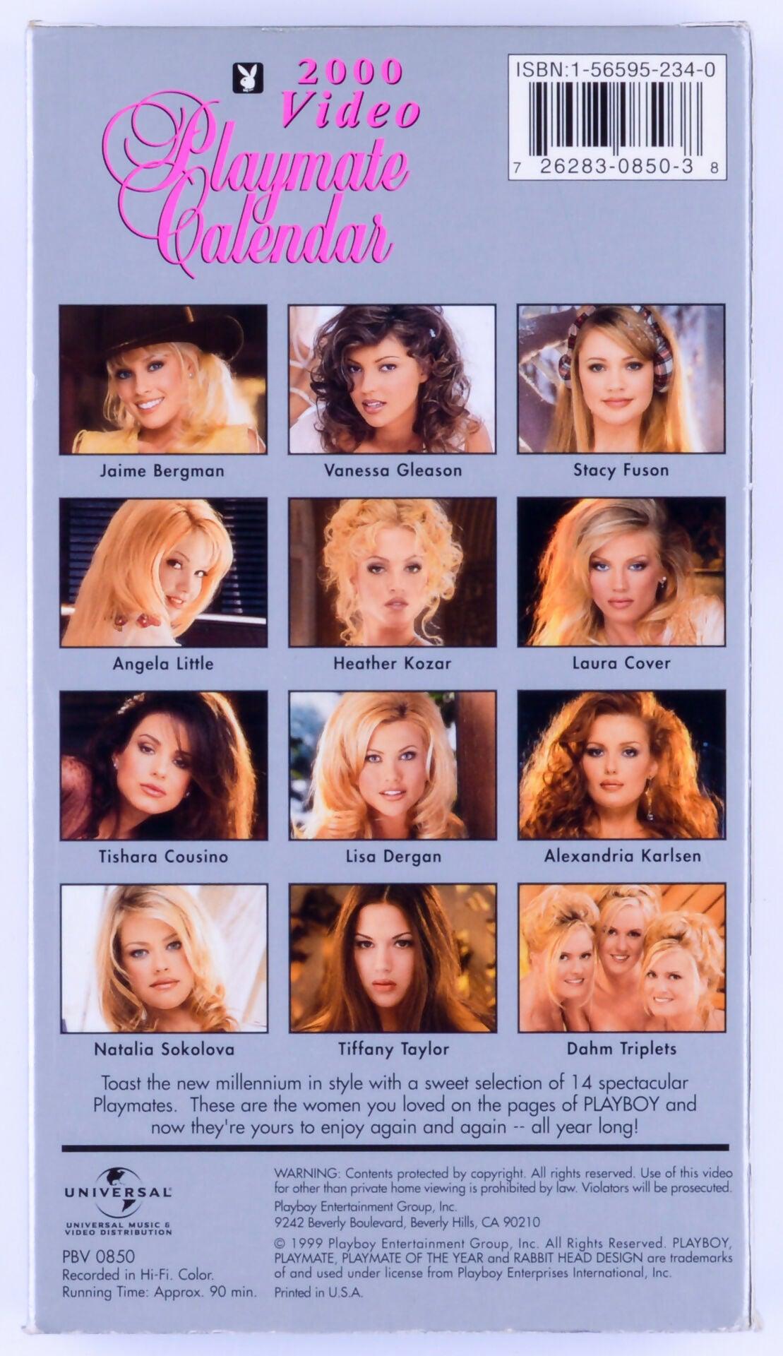 2000 PLAYBOY Video Playmate Calendar VHS Tape - XXX Marketplace