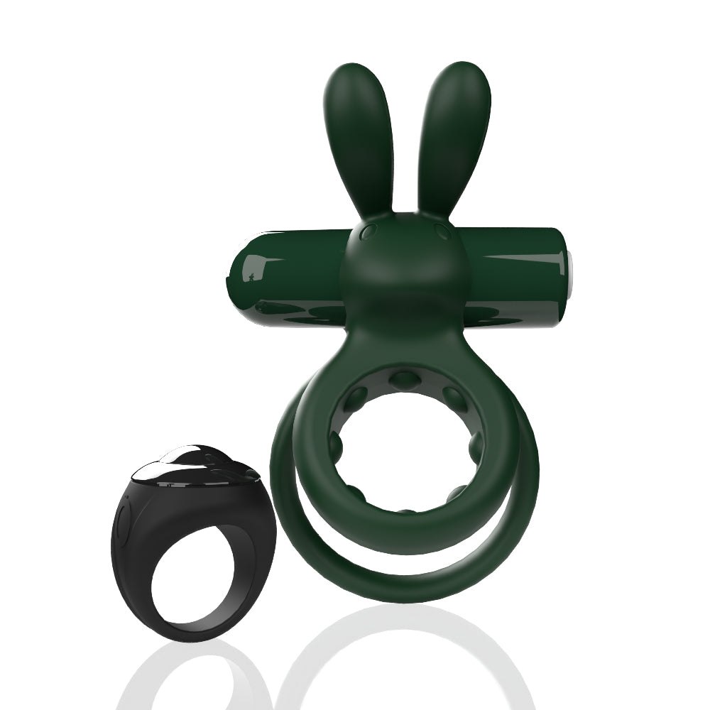 "Screaming O Remote Controlled Ohare Vibrating Ring - Green SO-ARCHAR-GN"