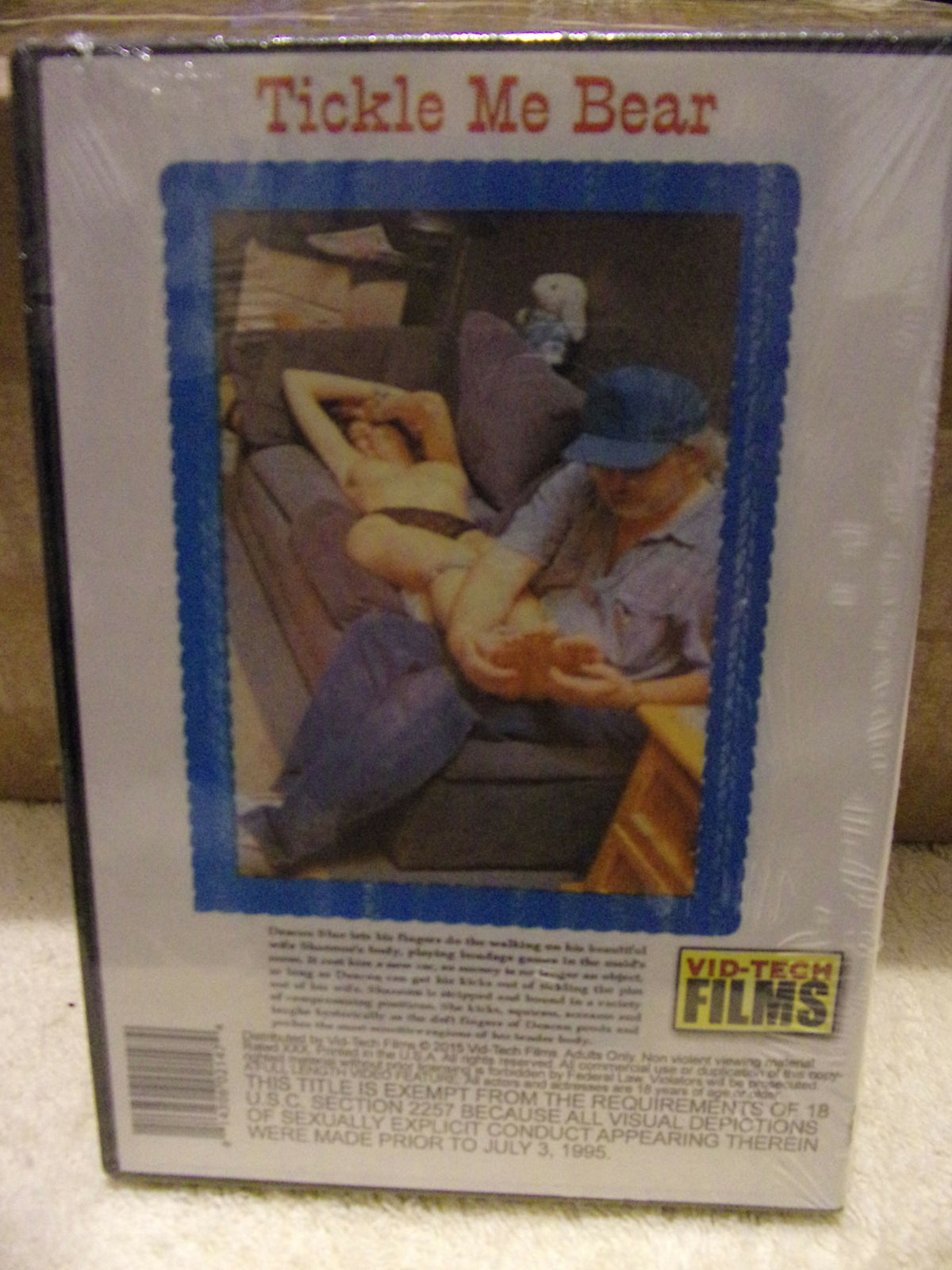 Tickle Me Bear Tickling Bondage Vid-Tech Films DVD