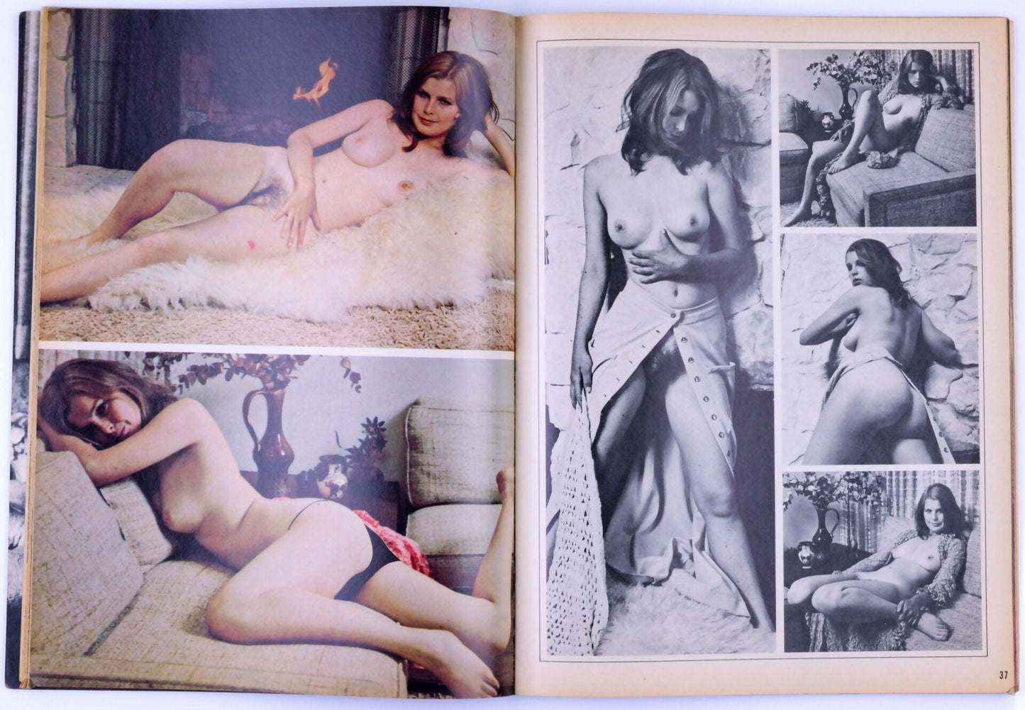 MENS CHALLENGE February 1974 Vol. 3 No. 1 Vintage Softcore Magazine *Poor To Fair* - XXX Marketplace