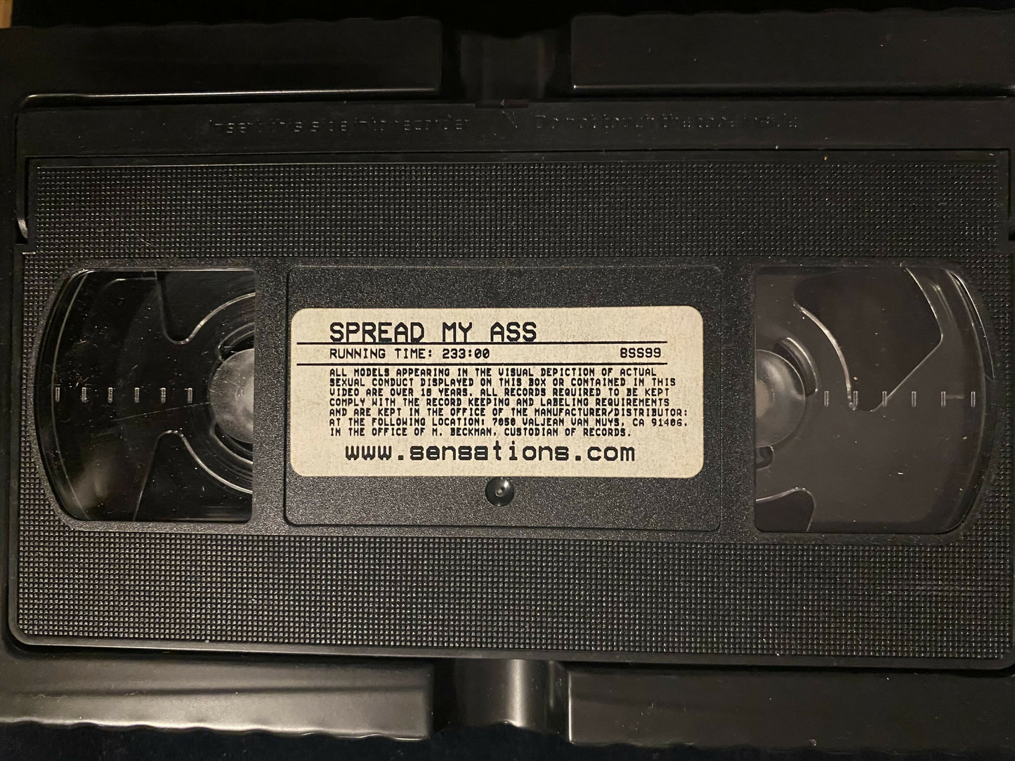 Spread My Ass! VHS