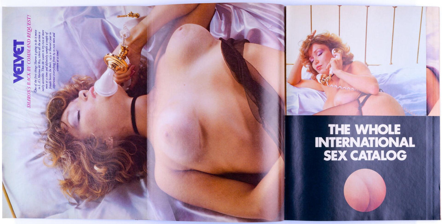 VELVET Vintage Softcore Adult Magazine Vol. 2 No. 4 January 1979 Includes Poster - XXX Marketplace