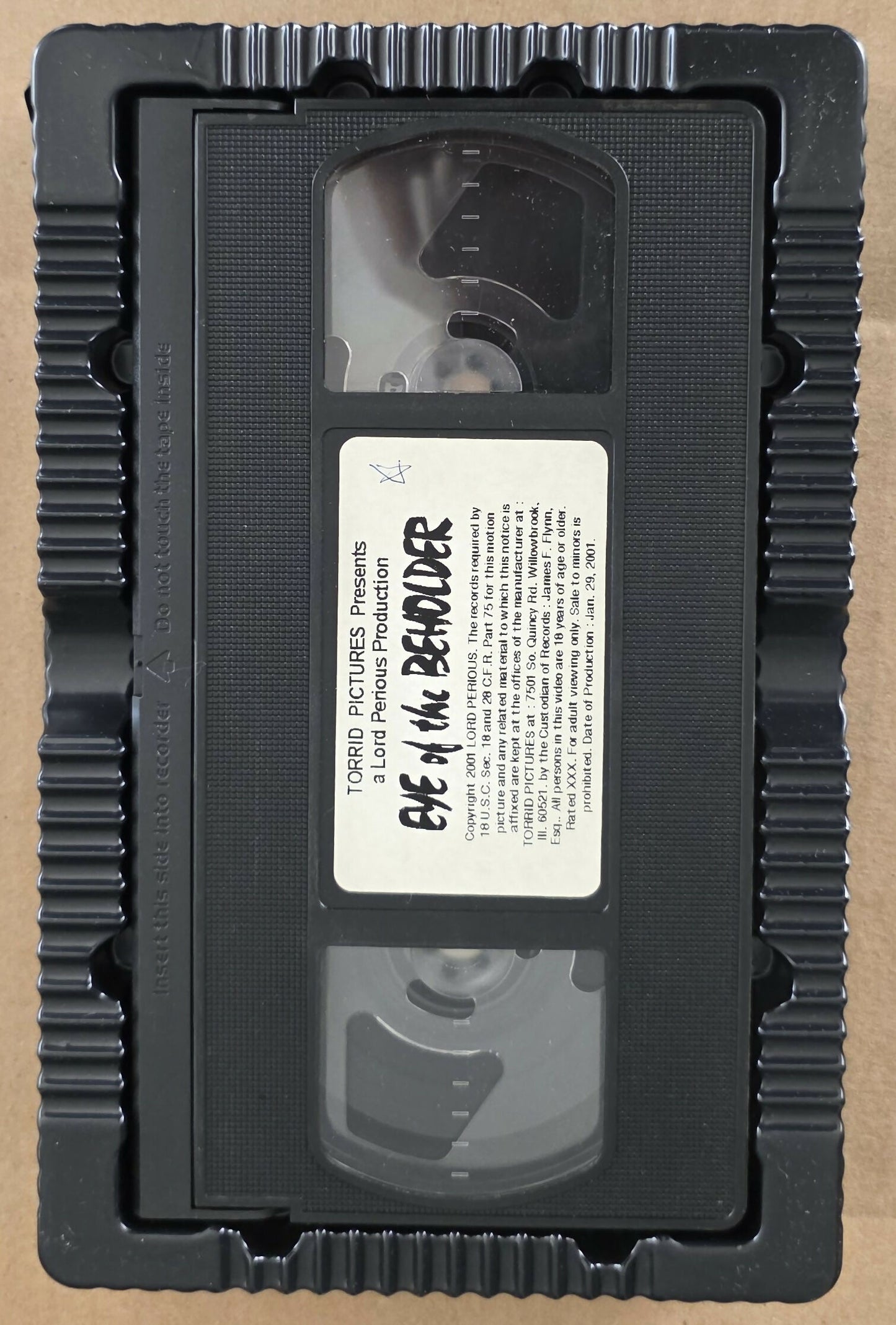Eye of the Beholder - All Anal (2001) VHS