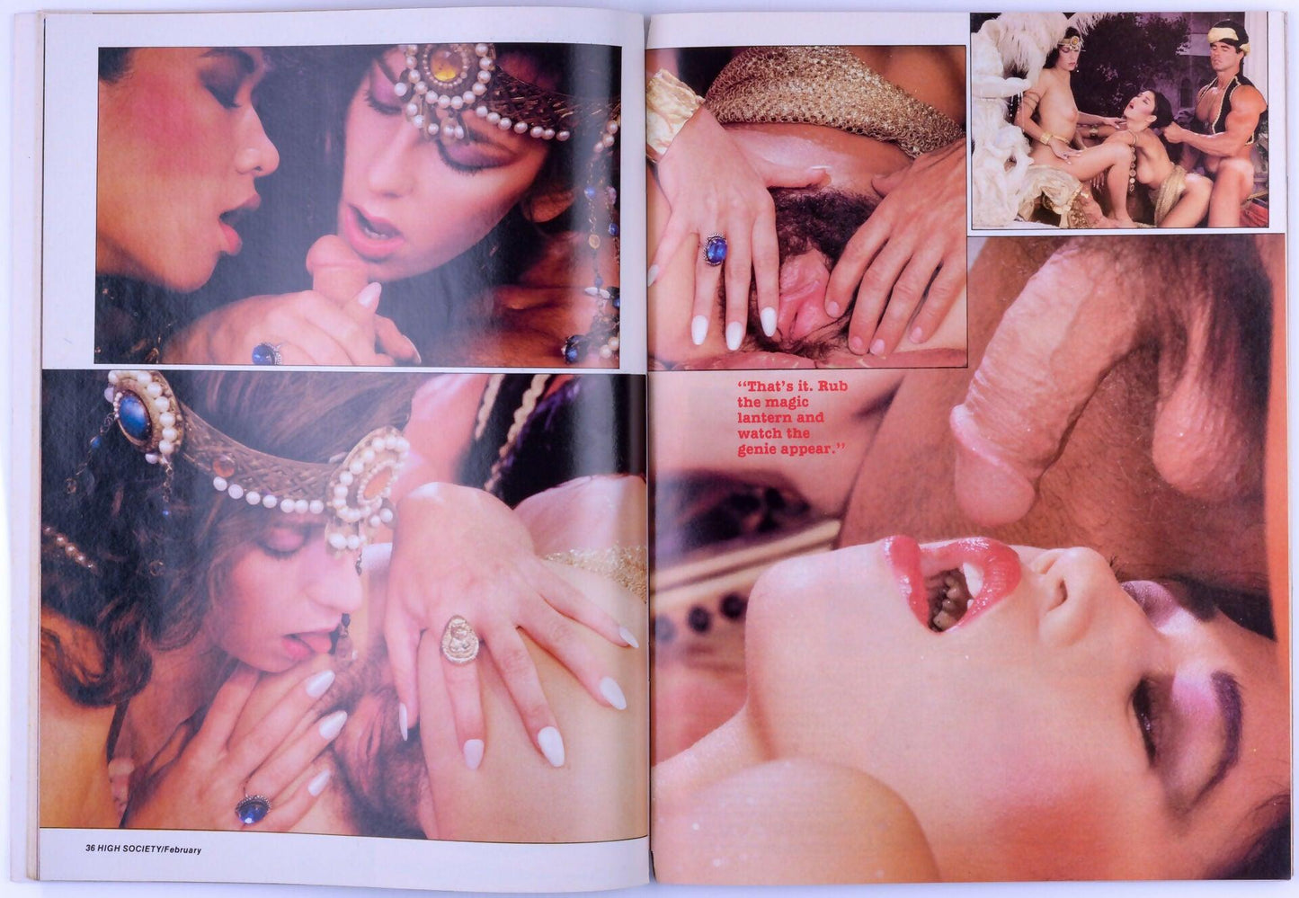 HIGH SOCIETY Vintage Adult Softcore Magazine Vol. 6 No. 9 February 1982 - Jody Maxwell, Connie Stevens - XXX Marketplace