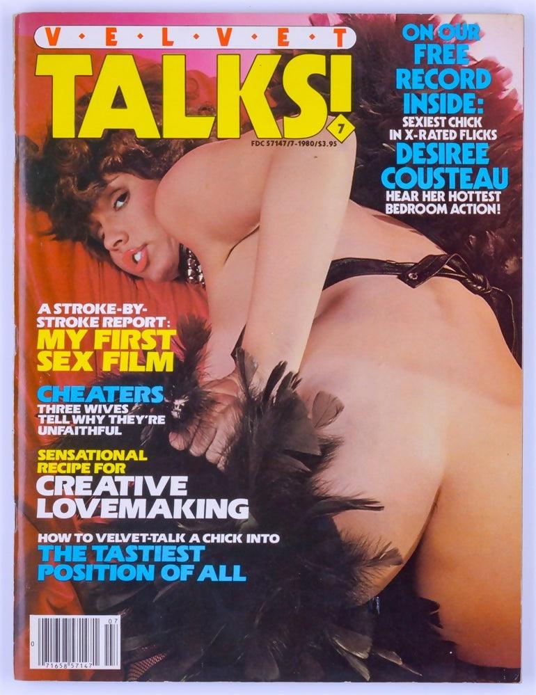 VELVET TALKS! Softcore Vintage Adult Magazine Vol. 2 No. 7 1980 Includes Vinyl EP Record - XXX Marketplace