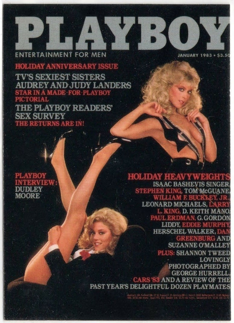 Playboy Audrey & Judy Landers Trading Card