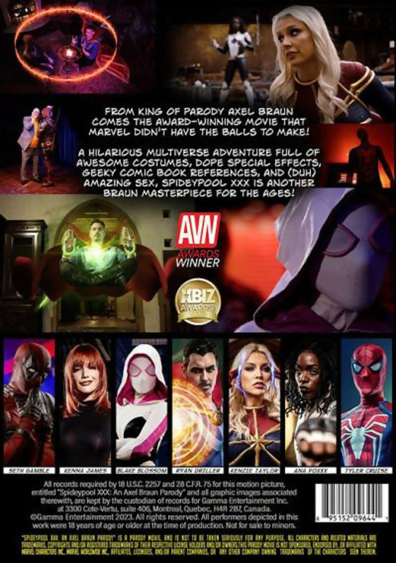 SPIDEYPOOL XXX PARODY DVD