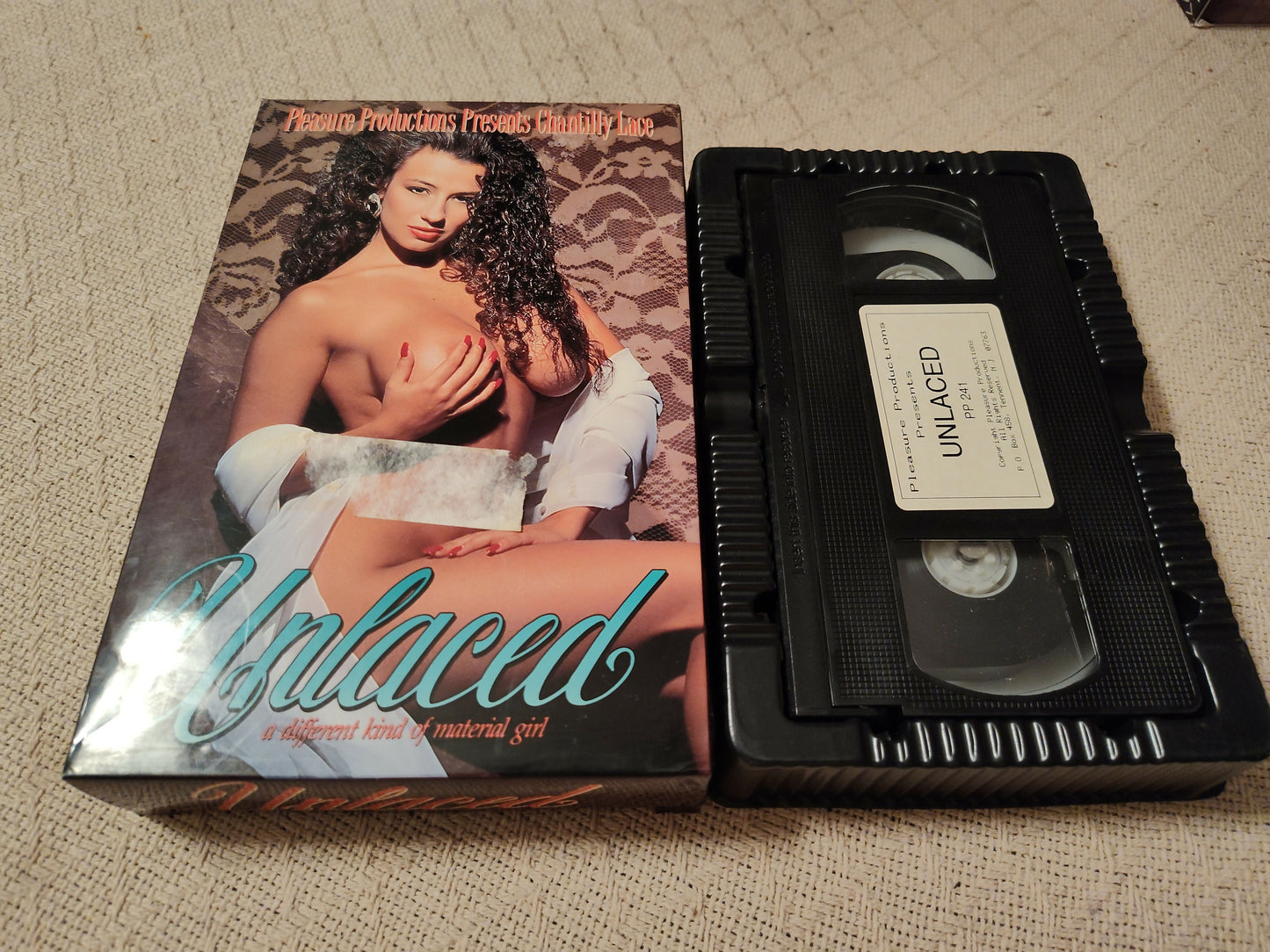 UNLACED CHANTILLY LACE PLEASURE PRODUCTIONS VINTAGE VHS 1997