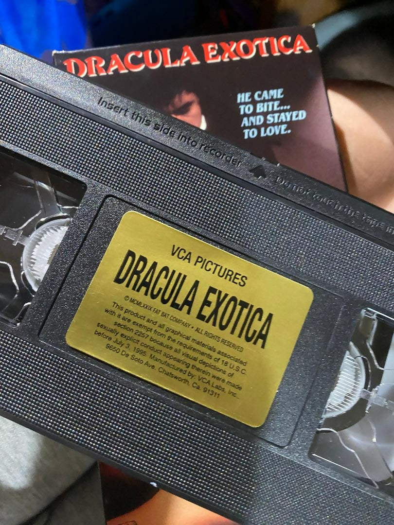 DRACULA EXOTICA VHS