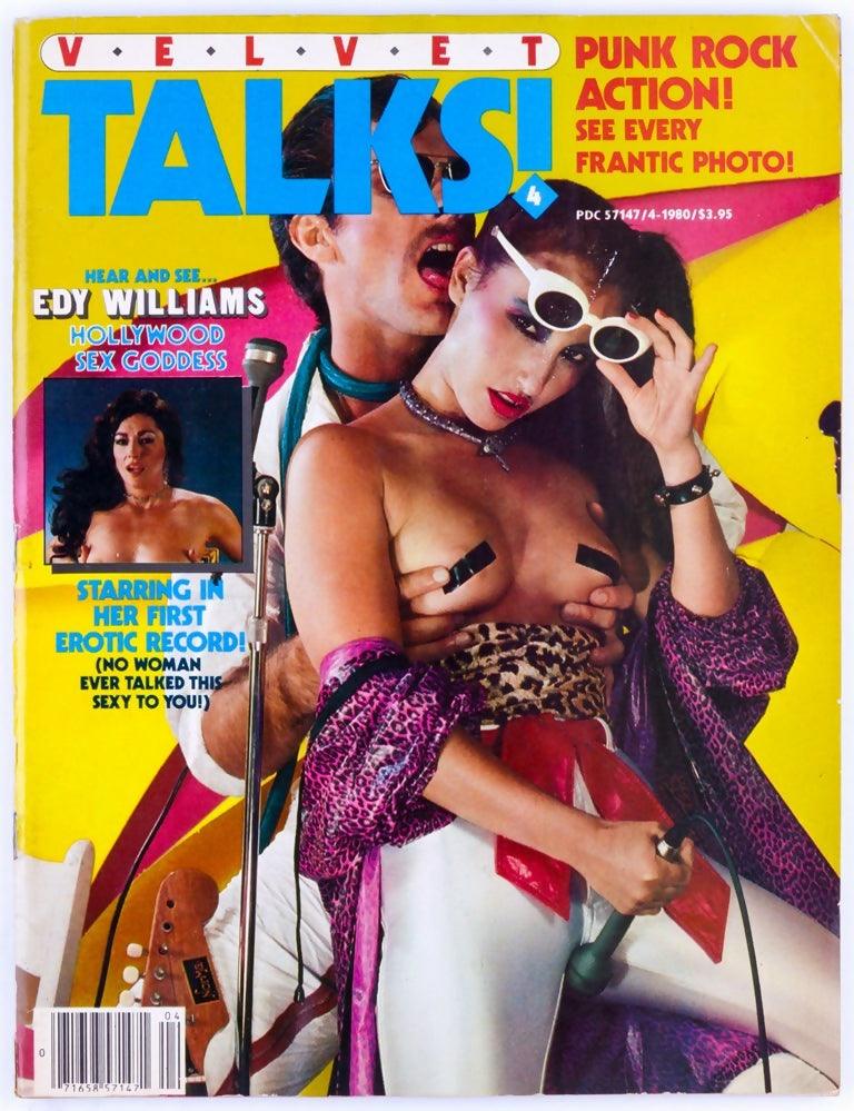 VELVET TALKS! Softcore Vintage Adult Magazine Vol. 2 No. 4 1980 Features Edy Williams - XXX Marketplace