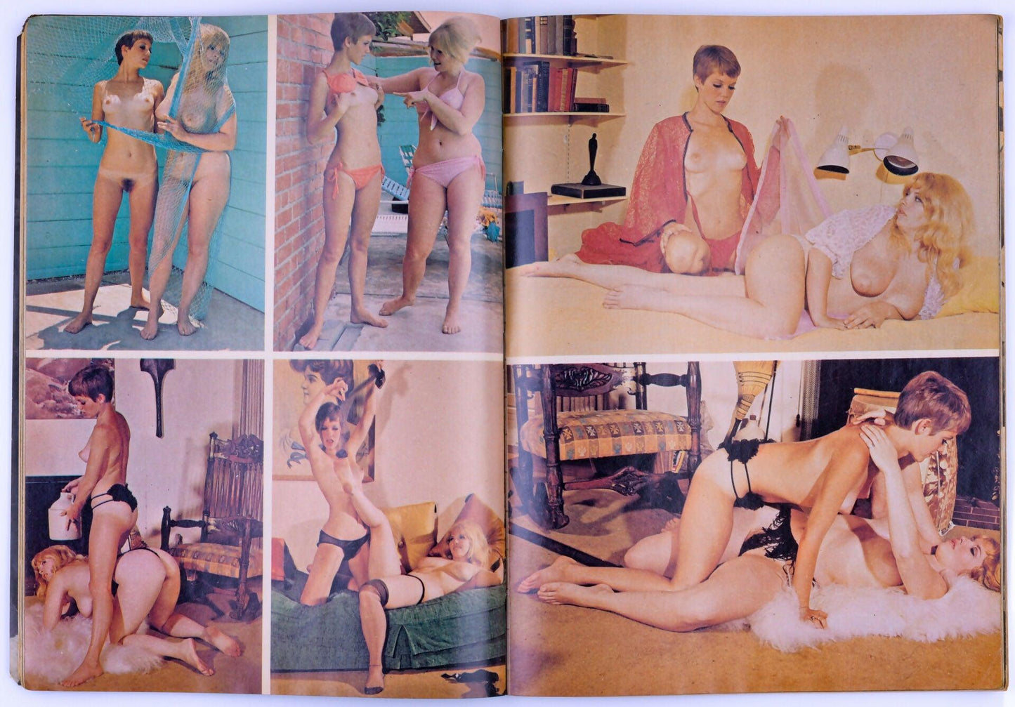 NIGHT AND DAY January 1972 Vol. 3 No. 3 Vintage Softcore Magazine - Carol Charter - XXX Marketplace
