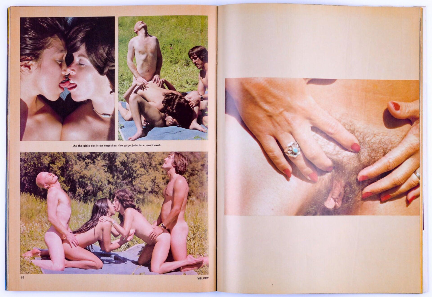 VELVET Vintage Softcore Adult Magazine Vol. 2 No. 1 September 1978 Includes Poster - XXX Marketplace