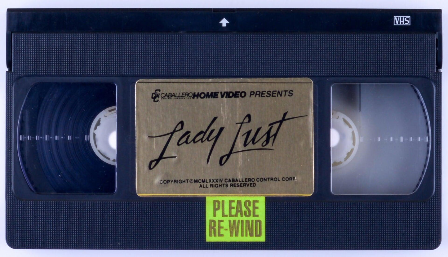 *Rare* LADY LUST Adult VHS Tape CABALLERO HOME VIDEO Unknown Publication Date - Edy Williams, Kimberly Carson, Sharon Mitchell, Paul Thomas - XXX Marketplace