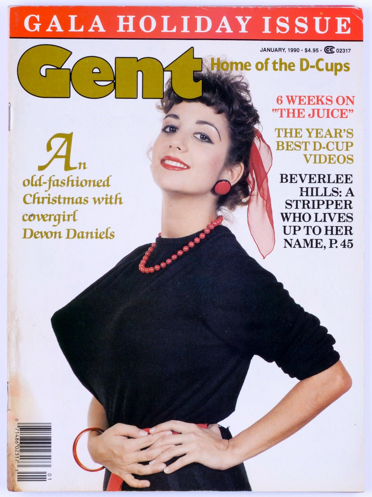 GENT Softcore Adult Big Tits Magazine Vol. 31 No. 1 January 1990 Gala Holiday Issue - Devon Daniels, Kellie Everts, Beverlee, Relonda - XXX Marketplace