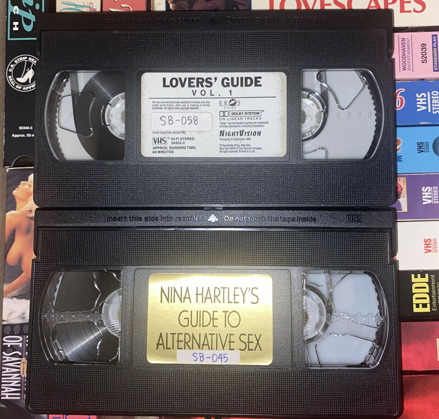 Nina Hartley’s Guide To Alternative Sex + Lovers Guide VHS