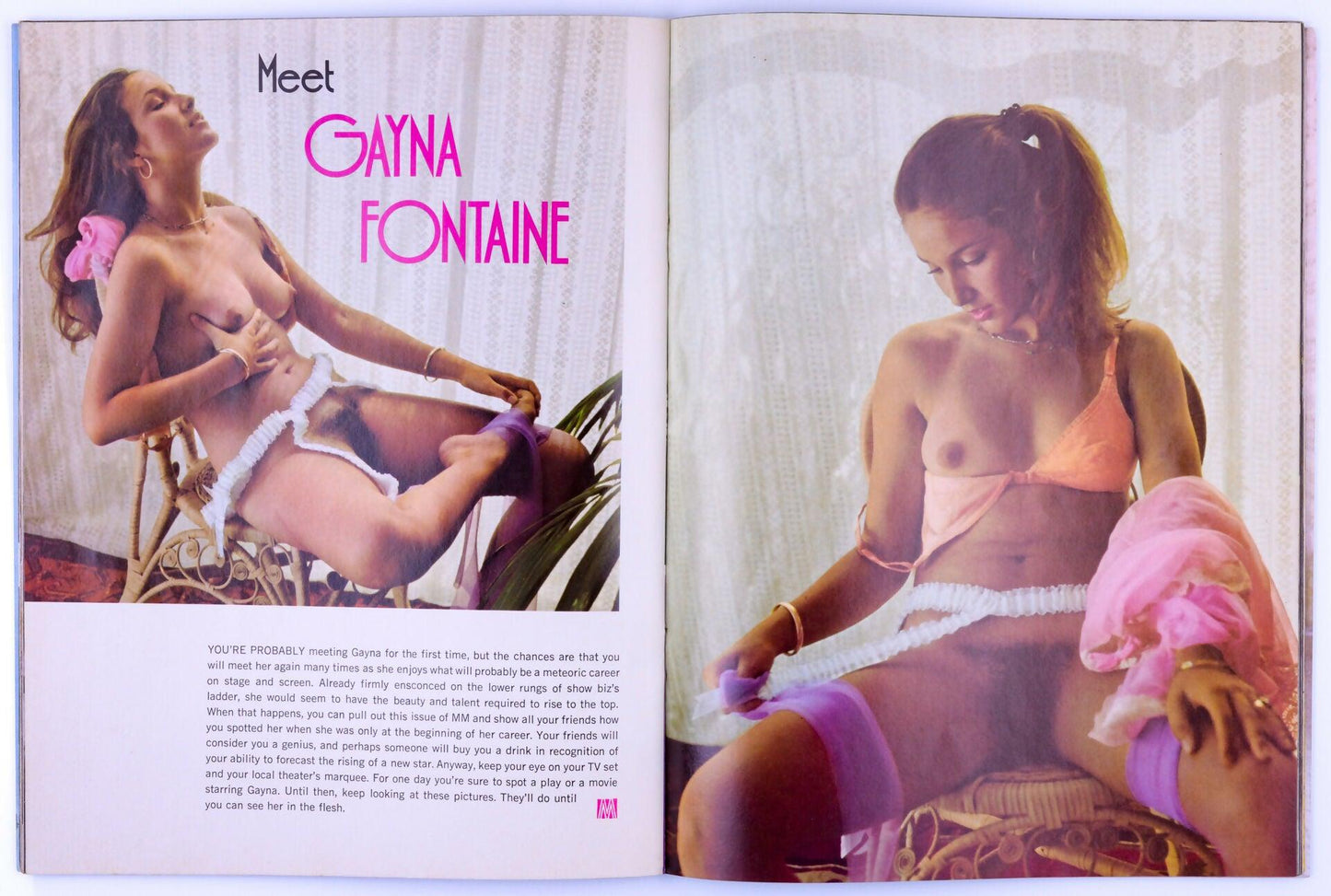 MODERN MAN Vintage Softcore Adult Magazine Vol. XXV No. 1 January 1975 - Judy Corbin, Pam Dollar, Gayna Fontaine, Midge Sprint - XXX Marketplace