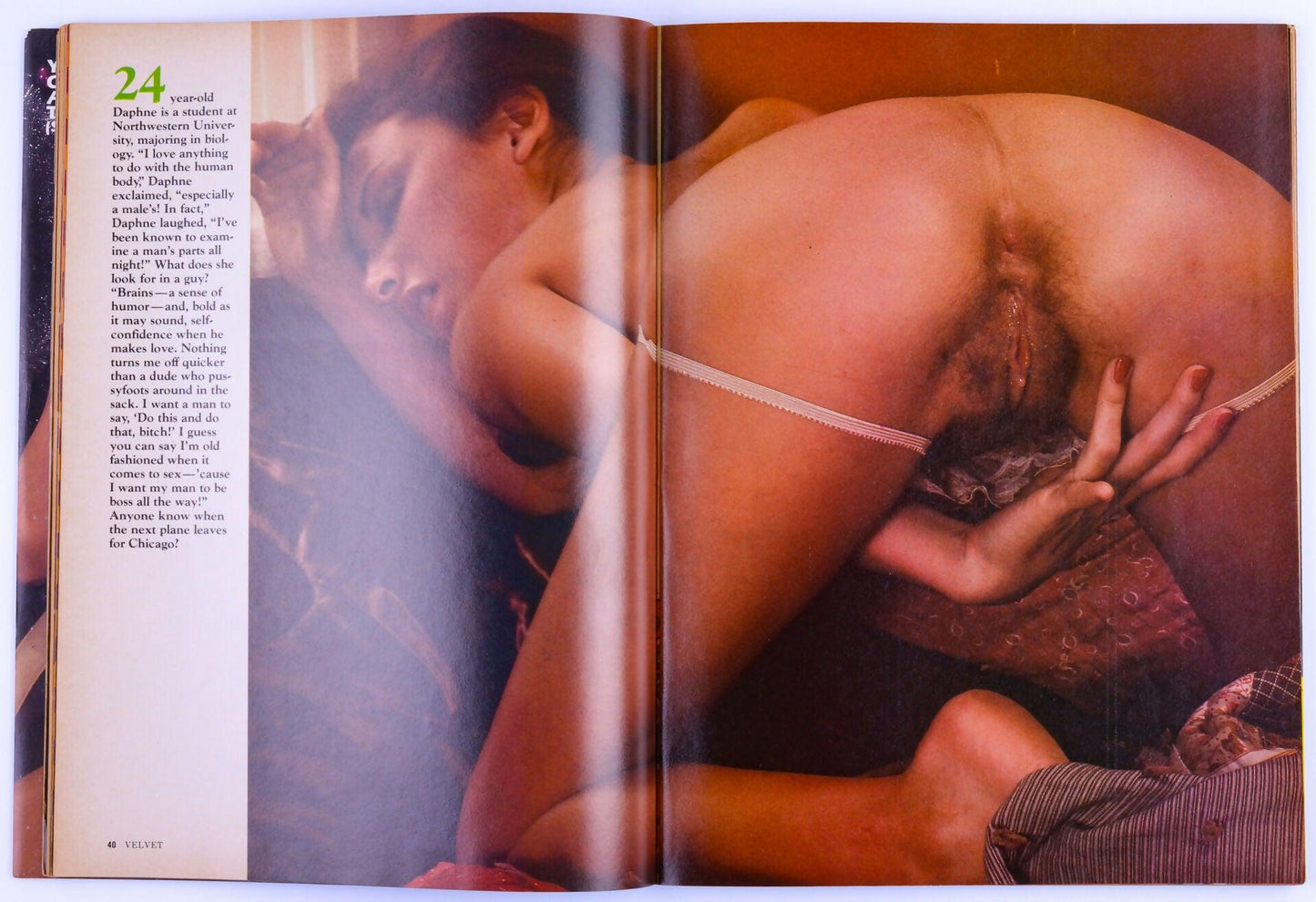 VELVET Vintage Softcore Adult Magazine Vol. 3 No. 4 December 1979 Includes Poster - XXX Marketplace