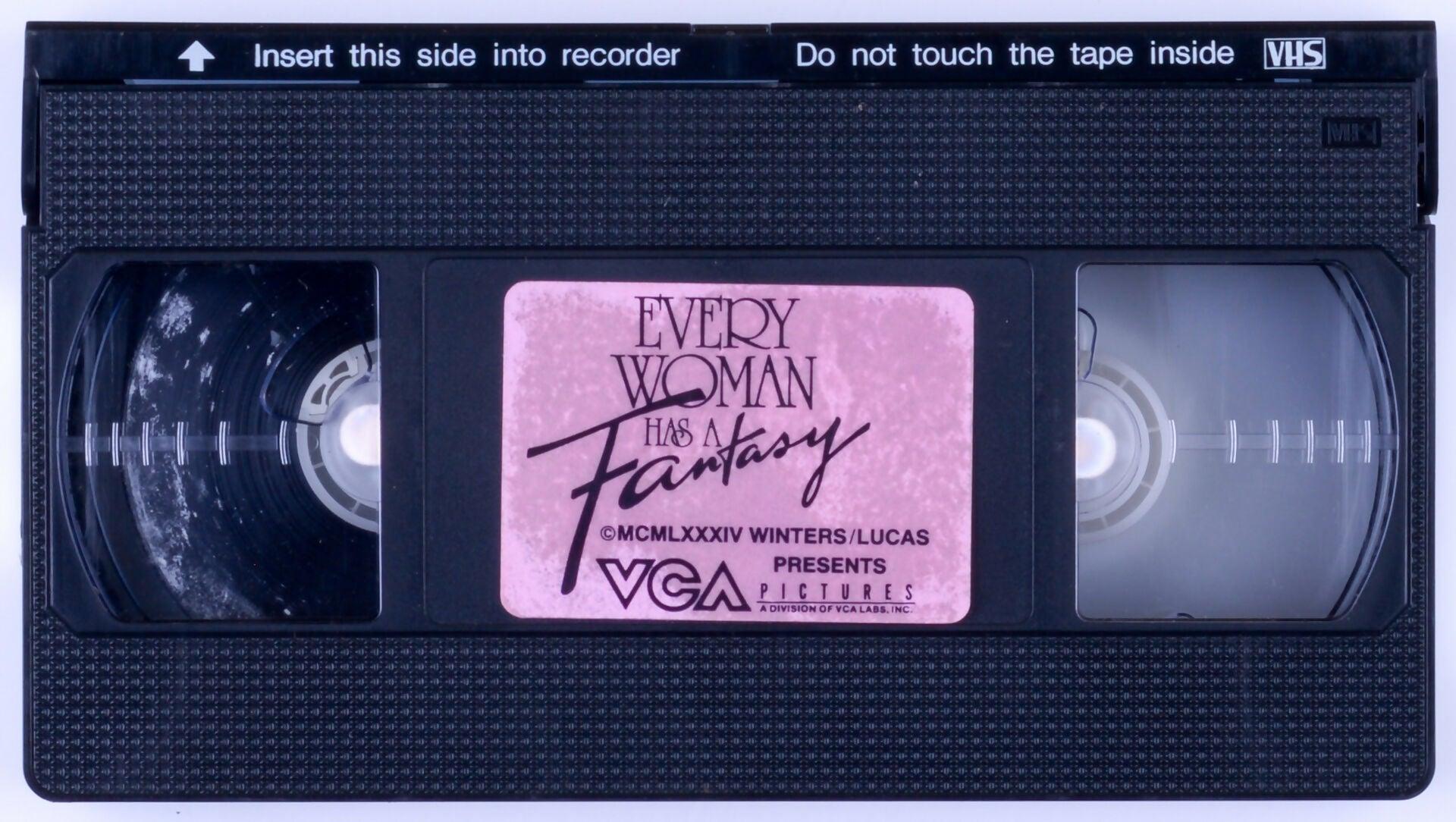 *Rare* EVERY WOMAN HAS A FANTASY Adult VHS Tape VCA PICTURES Unknown Publication Date - Rachel Ashley, John Leslie, Llisa George, Martina Nation, Shantell Day - XXX Marketplace