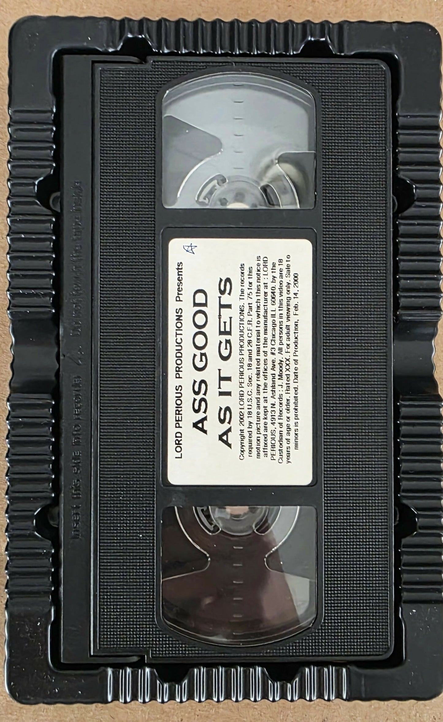 Ass Good As It Gets (2000) VHS