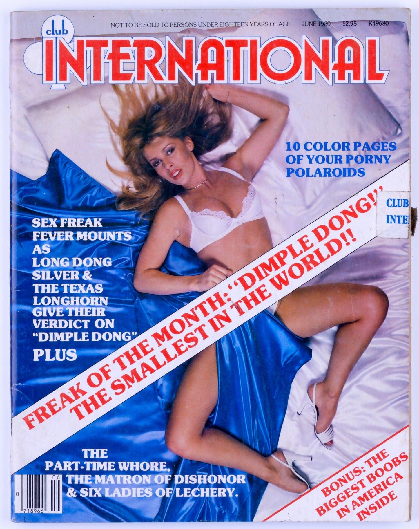 CLUB INTERNATIONAL Softcore Adult UK Magazine Vol. 4 Issue 6 June 1980 Paul Raymond Publications - XXX Marketplace