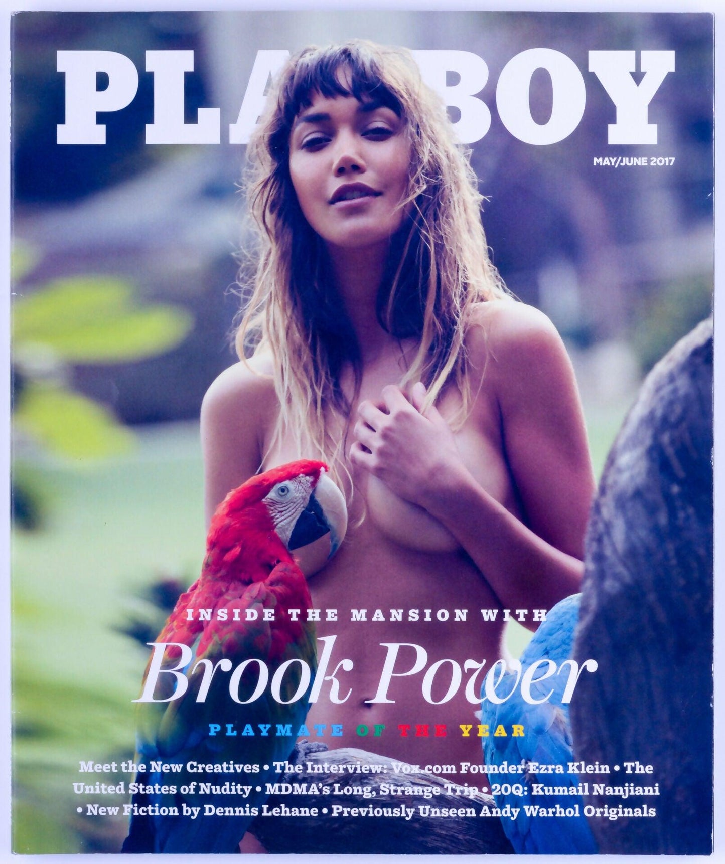 PLAYBOY MAGAZINE May/June 2017 - PMOY Brook Power - XXX Marketplace