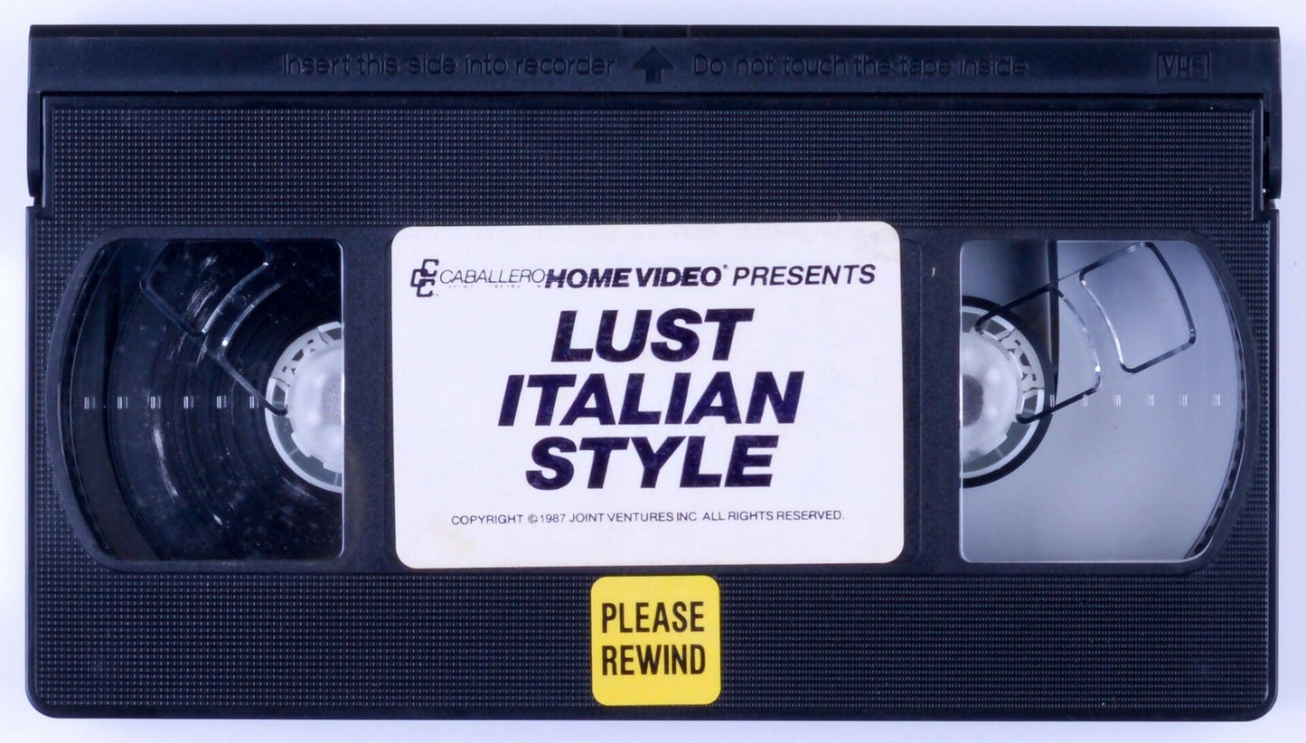 *Rare* LUST ITALIAN STYLE Adult VHS Tape CABALLERO HOME VIDEO 1987 - Rocco Siffredi, Barbara Dare, Porsche Lynn, Sharon Mitchell, Marilyn Jess, John Leslie - XXX Marketplace