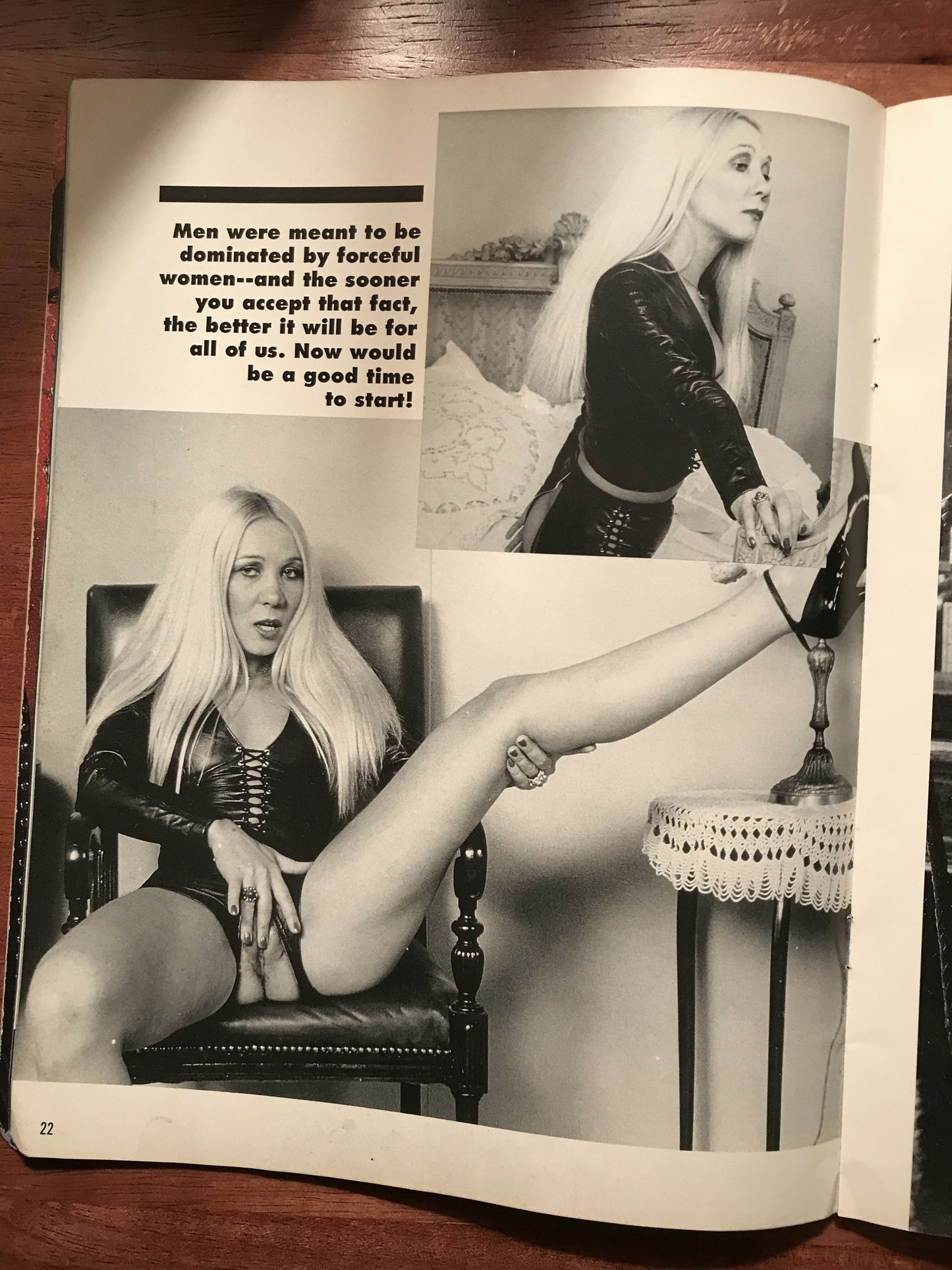 OUTRAGEOUS DOMINAS 1989 by Jennifer Jordan Dominatrix Bondage Magazine
