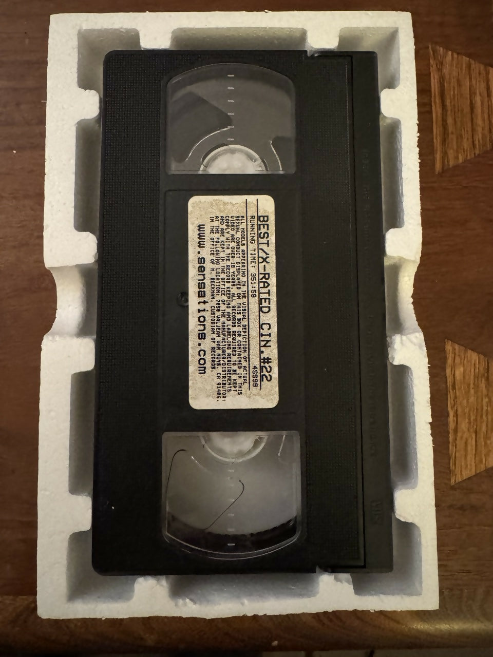 The Best Of X-Rated Cinema Volume Twenty-Two (1996, VHS)