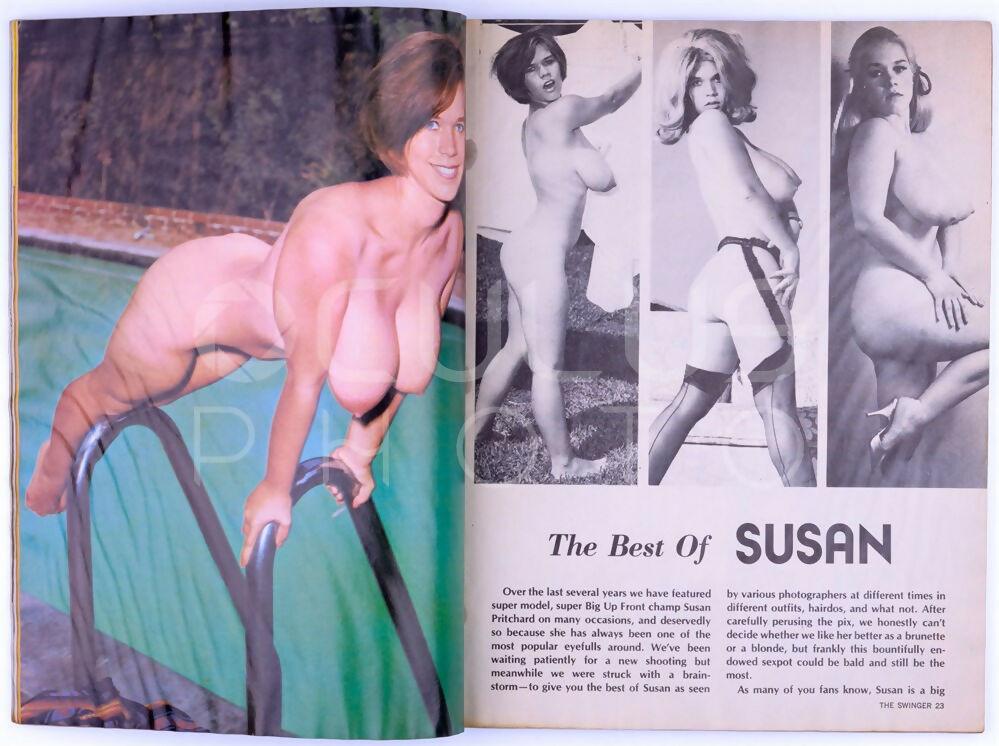 BUF THE BIG UP FRONT SWINGER Vintage Softcore Adult Big Boob Magazine August 1975 - XXX Marketplace