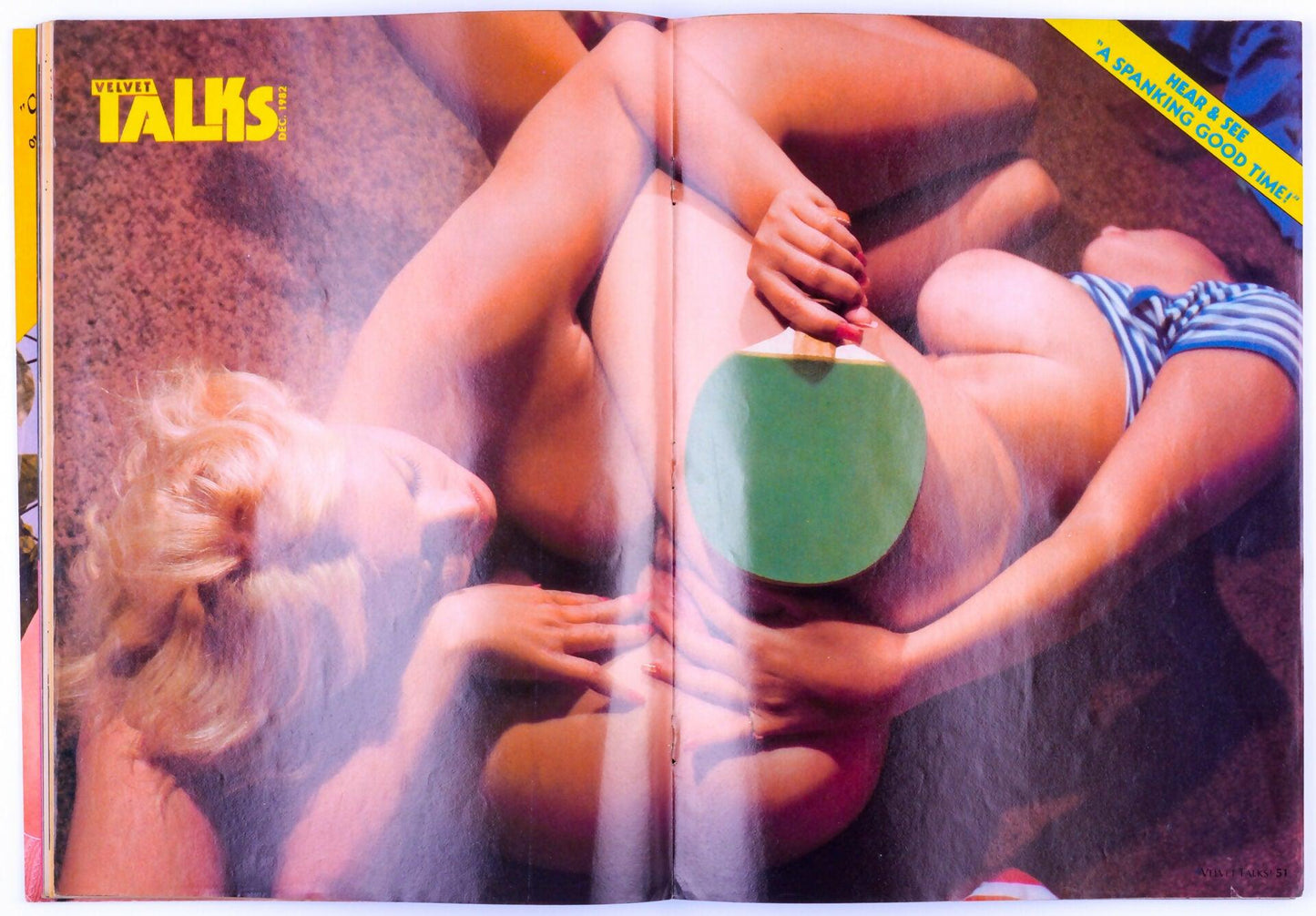 VELVET TALKS Vintage Softcore Adult Magazine December 1982 - XXX Marketplace