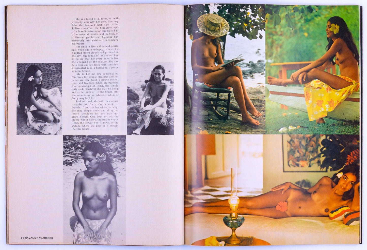 Cavalier Yearbook Vintage Softcore Adult Magazine Fall 1973 Edition - Julie Bond, Rose Avery - XXX Marketplace