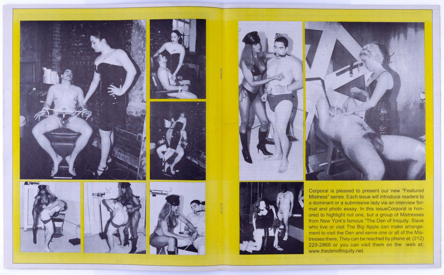 Corporal Fetish Newspaper Vol. 24 Issue 5 2000 - XXX Marketplace