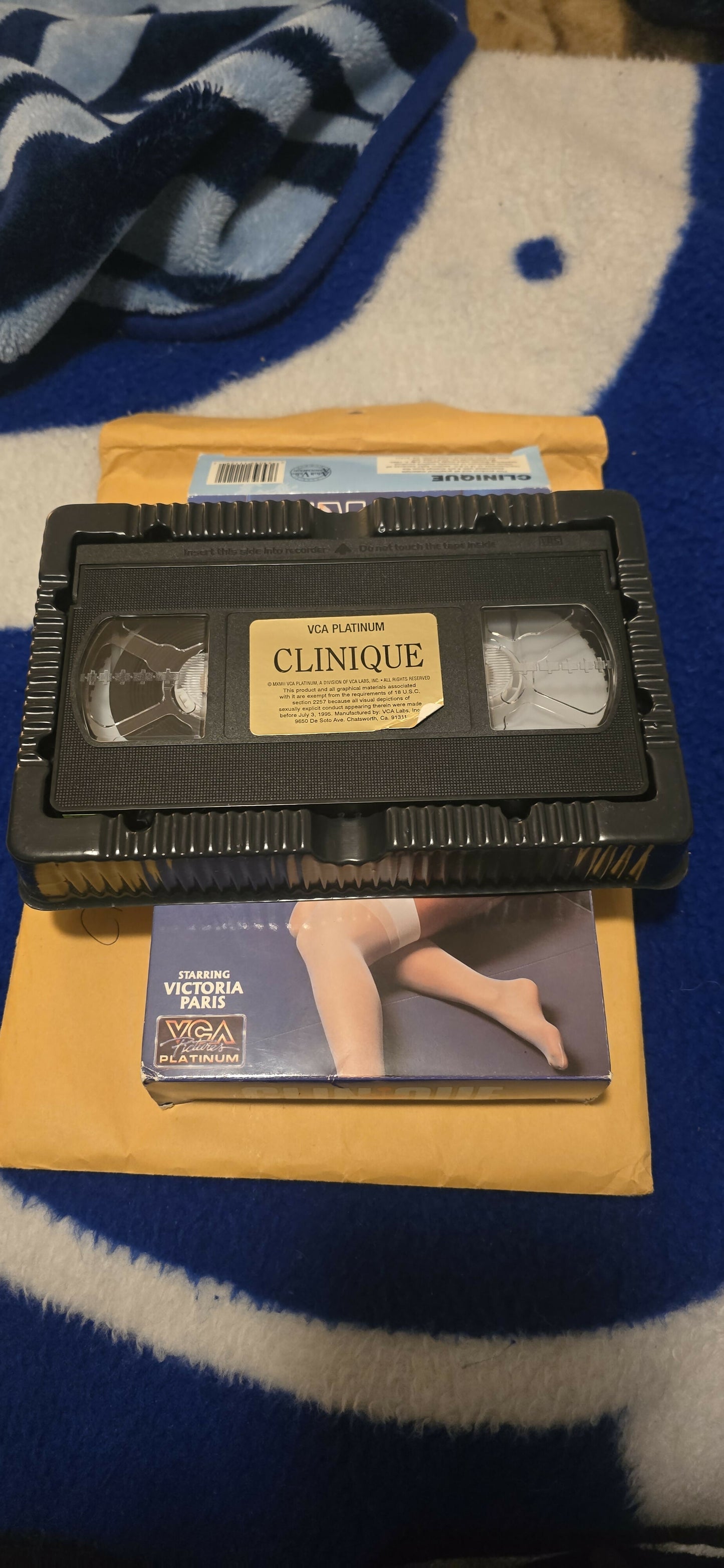 Clinique VHS - Starring Victoria Paris - Love Can Drive You Crazy - Vintage 1990s Adult Video - VCA Platinum