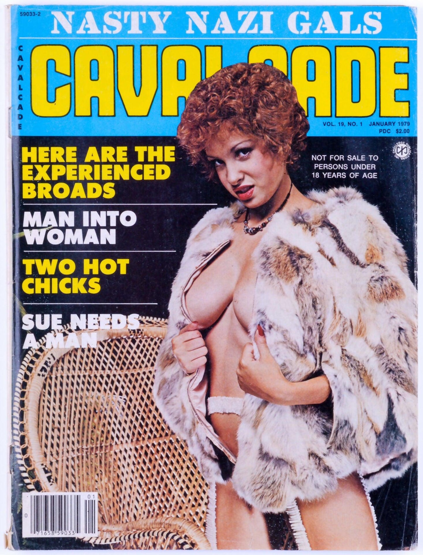 CAVALCADE Vintage Softcore Adult Magazine Vol. 19 No. 1 January 1979 - XXX Marketplace