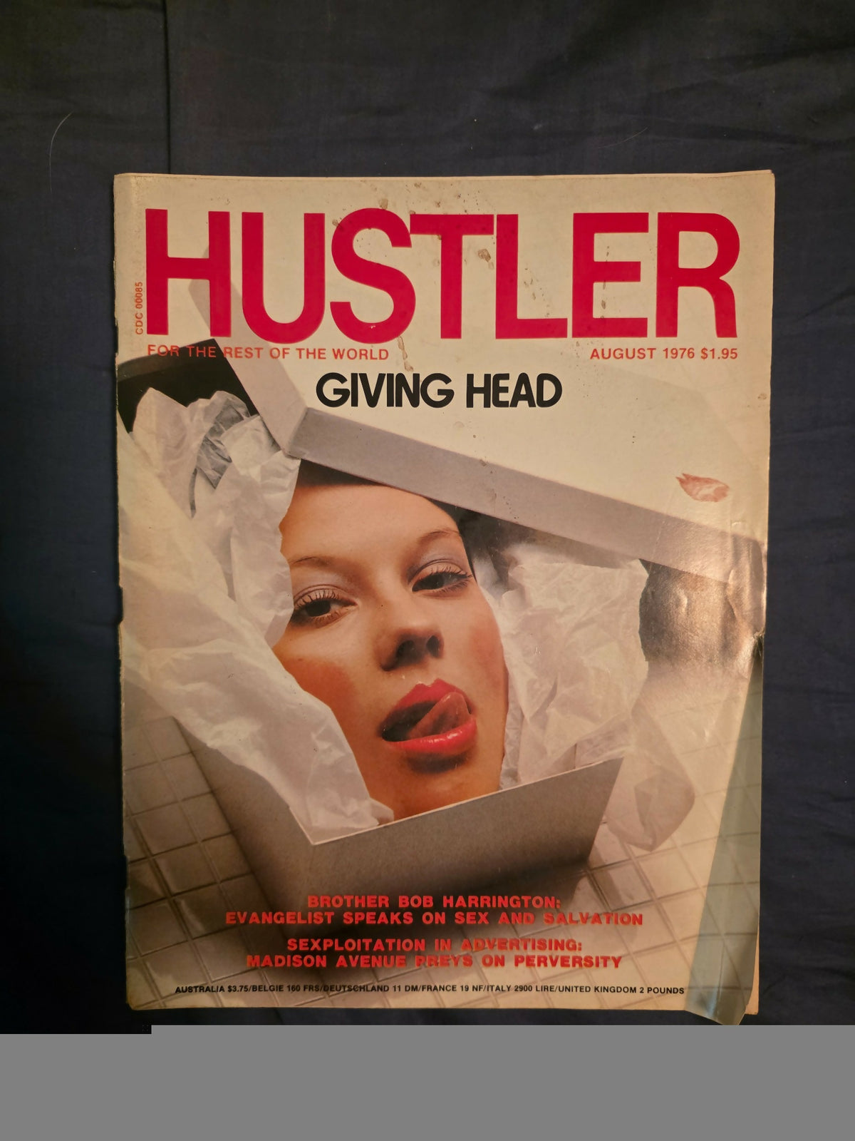 Vintage Hustler Magazine August 1976 Original Issue