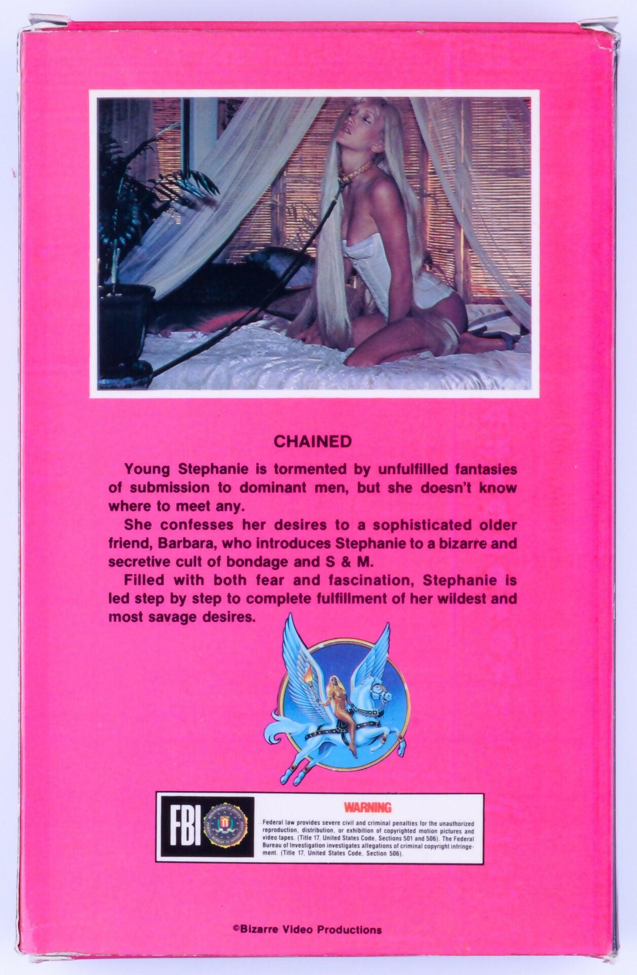 *Rare* CHAINED BDSM VHS Tape Unknown Publication Date Starring Serena & Jamie Gillis - XXX Marketplace